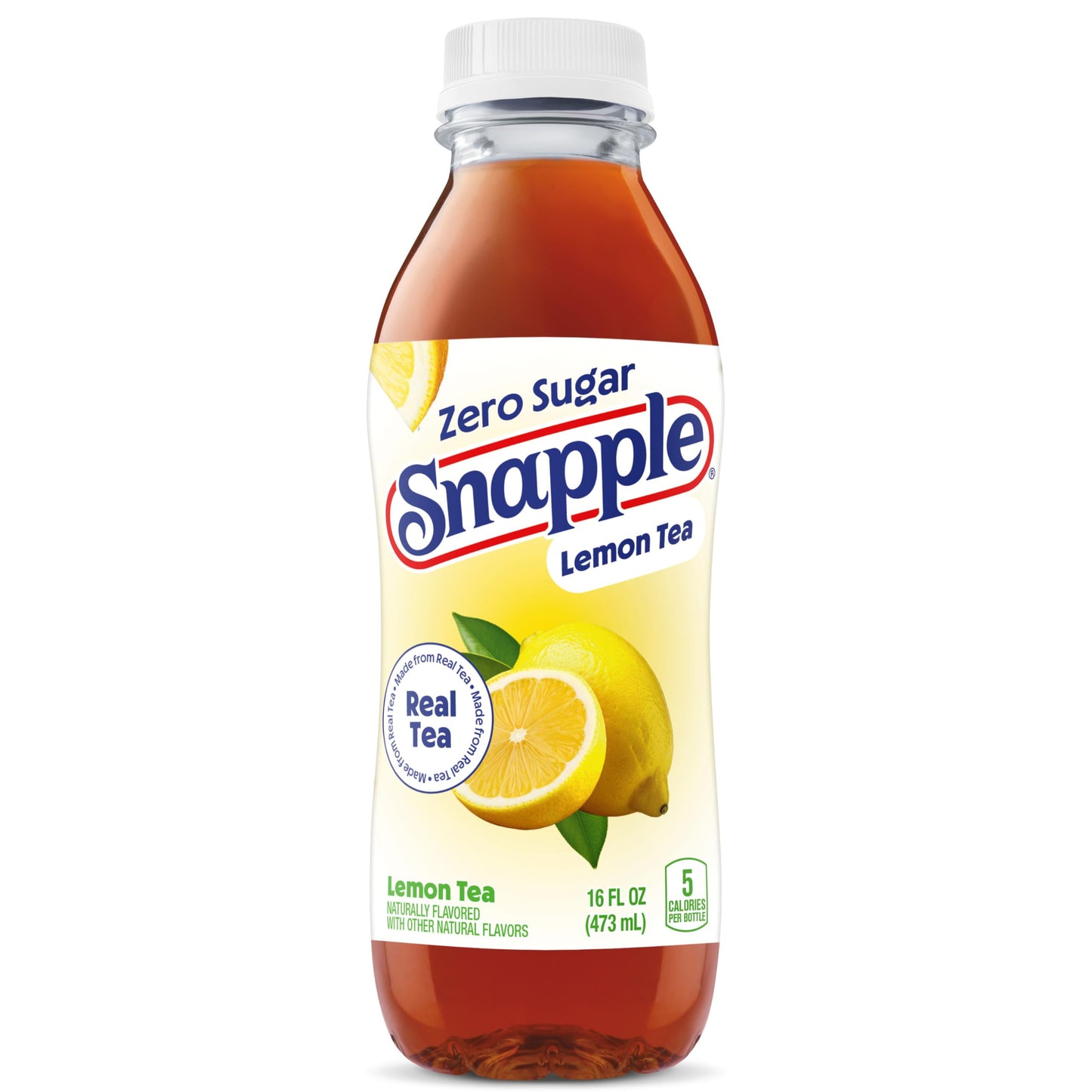 Snapple Diet Lemon Tea, 16 fl oz recycled plastic bottle, 6 pack