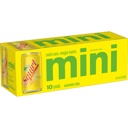 Squirt Soda, 7.5 Fl oz Mini Cans, 10 Pack