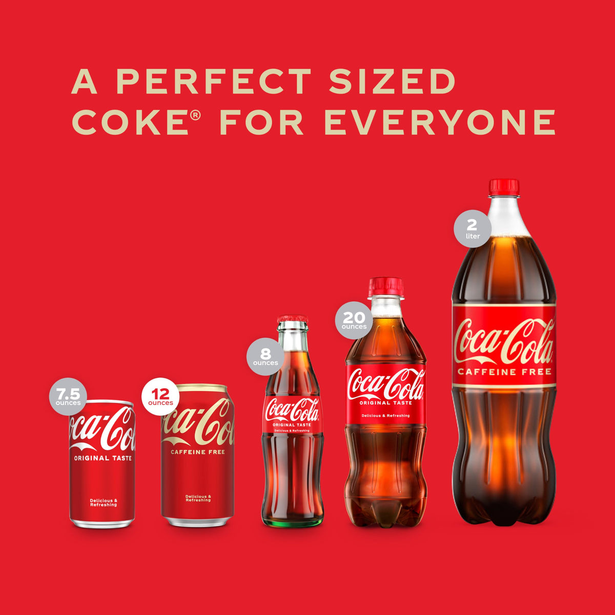 Coca-Cola Caffeine-Free, 12oz 12pk