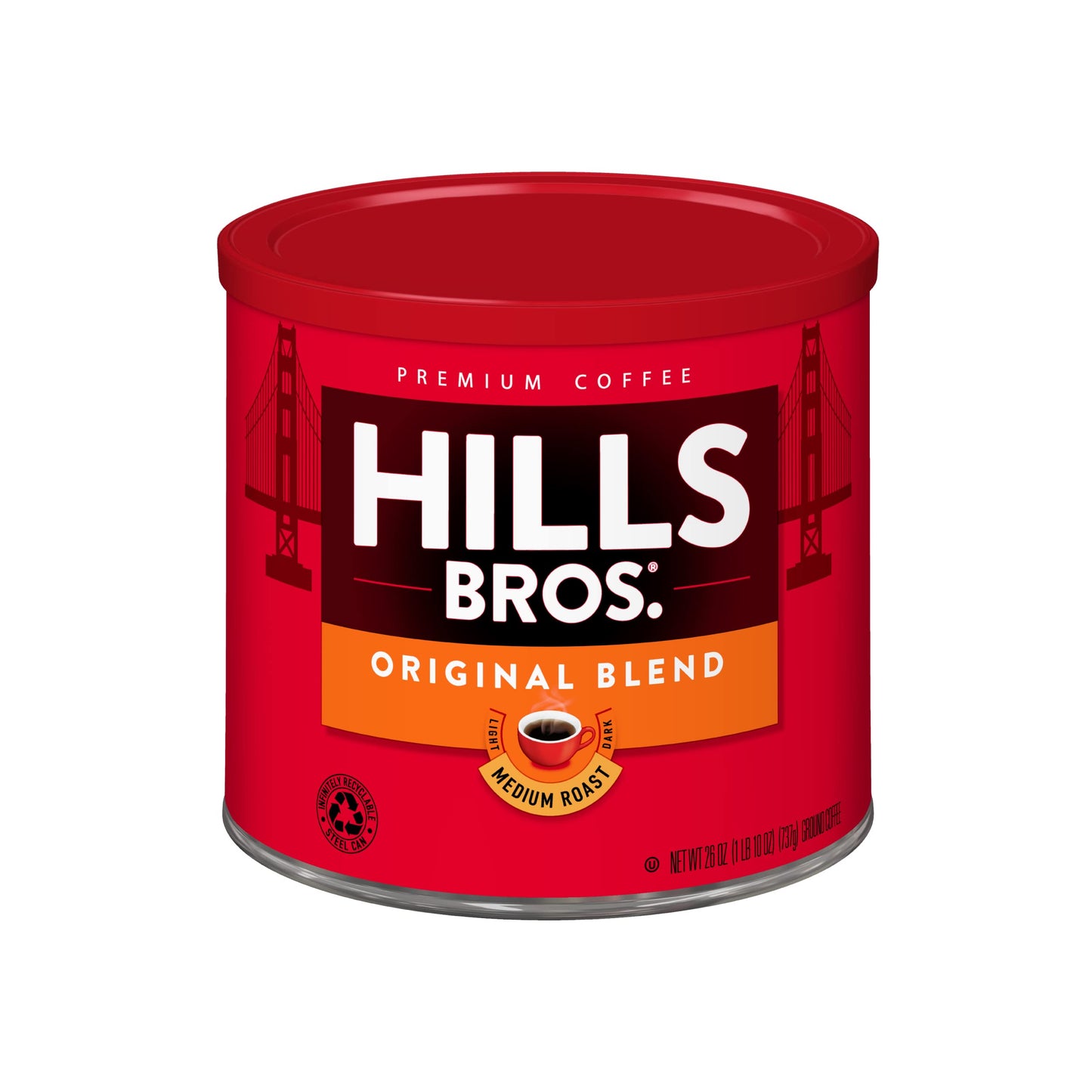Hills Bros. Ground Coffee - High Yield, 30.5 oz Can
