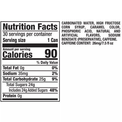 Dr Pepper Soda, 7.5 Fluid Ounce Can (Pack of 30)