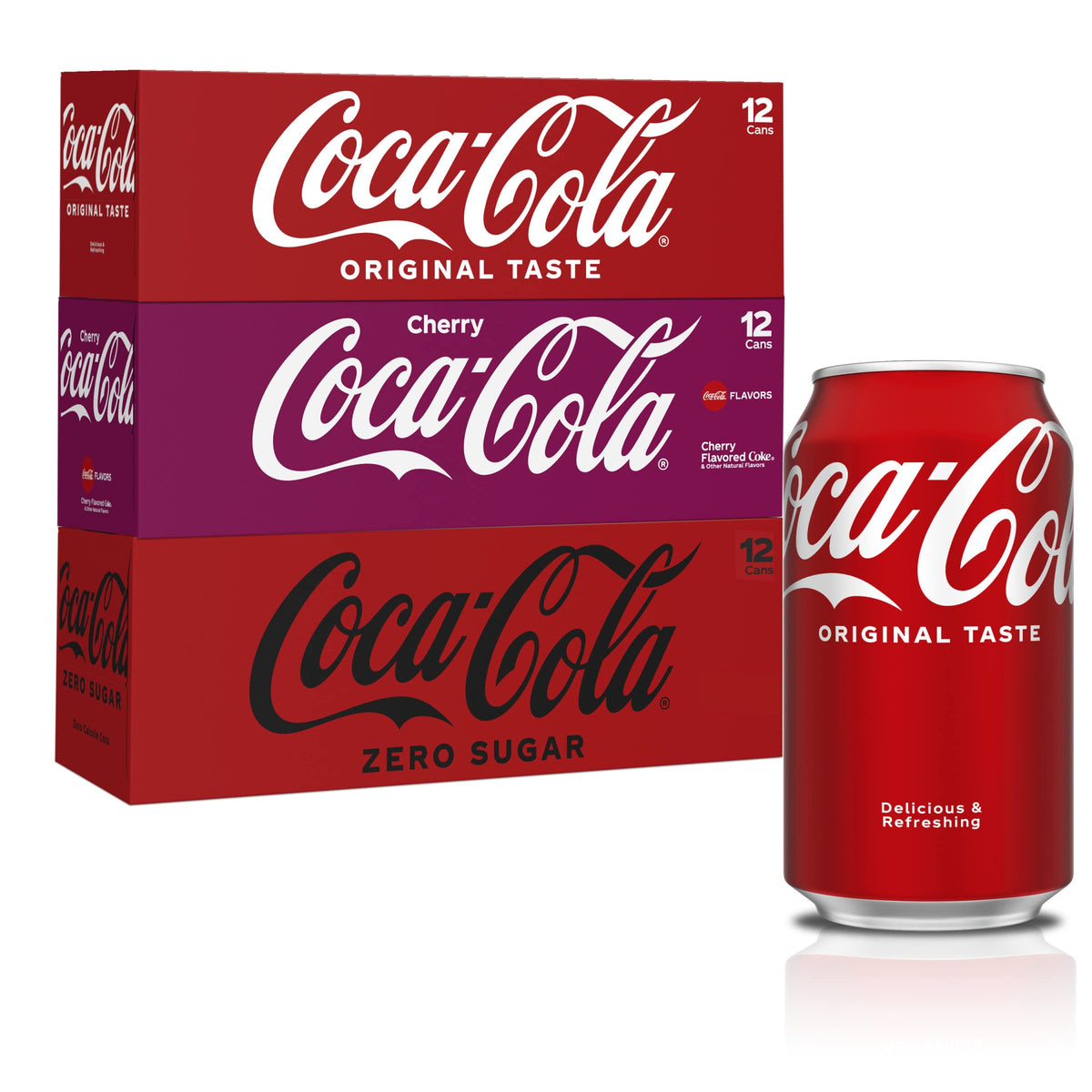 Coca-Cola Soft Drink Variety Pack, 12 fl oz, 36 Pack