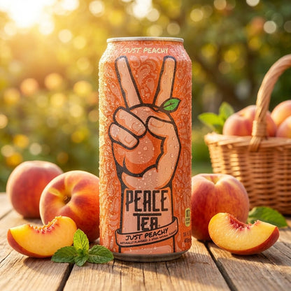 Peace Tea 16 oz 12-Pack Variety – Caddy Shack, Razzleberry & Sno-Berry – Ready-to-Drink Iced Tea Beverage Assortment – Bold Fruit Flavored Tea Drinks