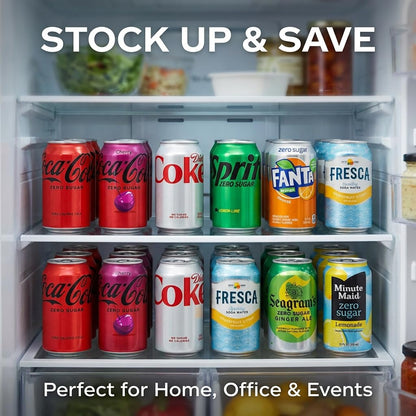 Zero Sugar & Diet Soda Variety Pack 18PK – 9 Flavor Mix Including Coca-Cola Zero, Diet Coke, Sprite Zero, Fanta Orange Zero, Fresca & More – 12 oz Cans Beverage Sampler for Parties, Office, Home & Events