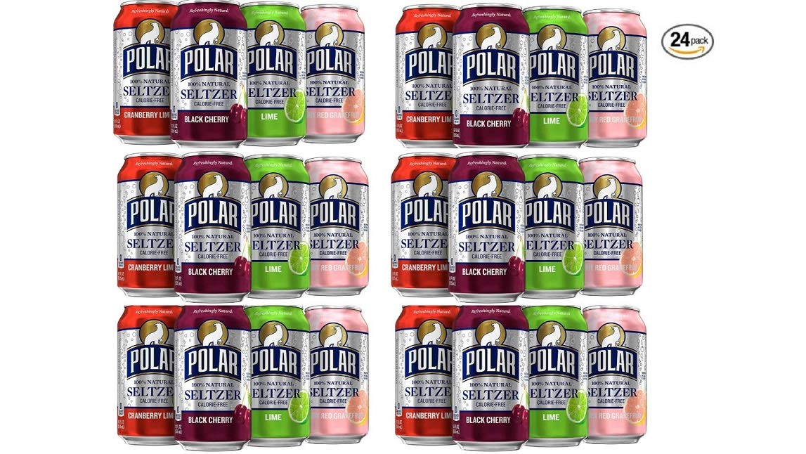 Polar Beverages Seltzer Variety Pack, 12 Fluid Ounce (Pack of 24)