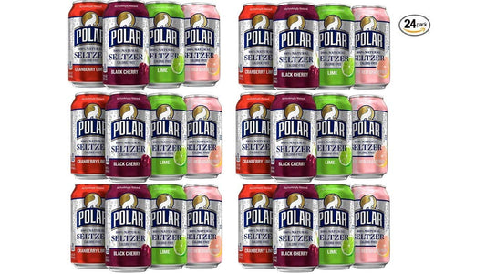 Polar Beverages Seltzer Variety Pack, 12 Fluid Ounce (Pack of 24)