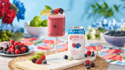Waterloo Sparkling Fruit Flavored Water, Multi-Flavor Variety Pack | Zero Calorie | Zero Sugar | Zero Sodium | Zero Calories | Naturally flavored, 12 Fl Oz with Fitluv packaging (8 Flavor Variety, Pack of 24)