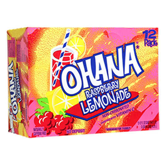 Faygo Ohana Raspberry Lemonade Non-carbonated Soda 12 Pack 12 Oz Cans