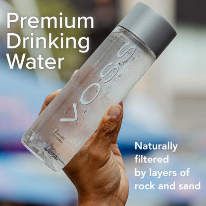 VOSS Artesian Still Water - Recyclable PET Plastic - 12 Pack - 500ml