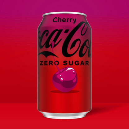 Coca-Cola Cherry Coke Zero, 12 Fl Oz (Pack of 12)