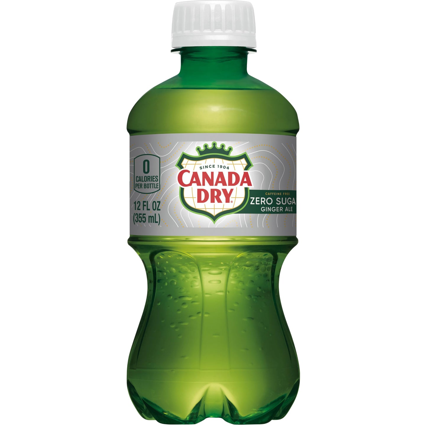 Diet Canada Dry Ginger Ale Soda, 12 Fluid Ounce Bottle, 8 Count