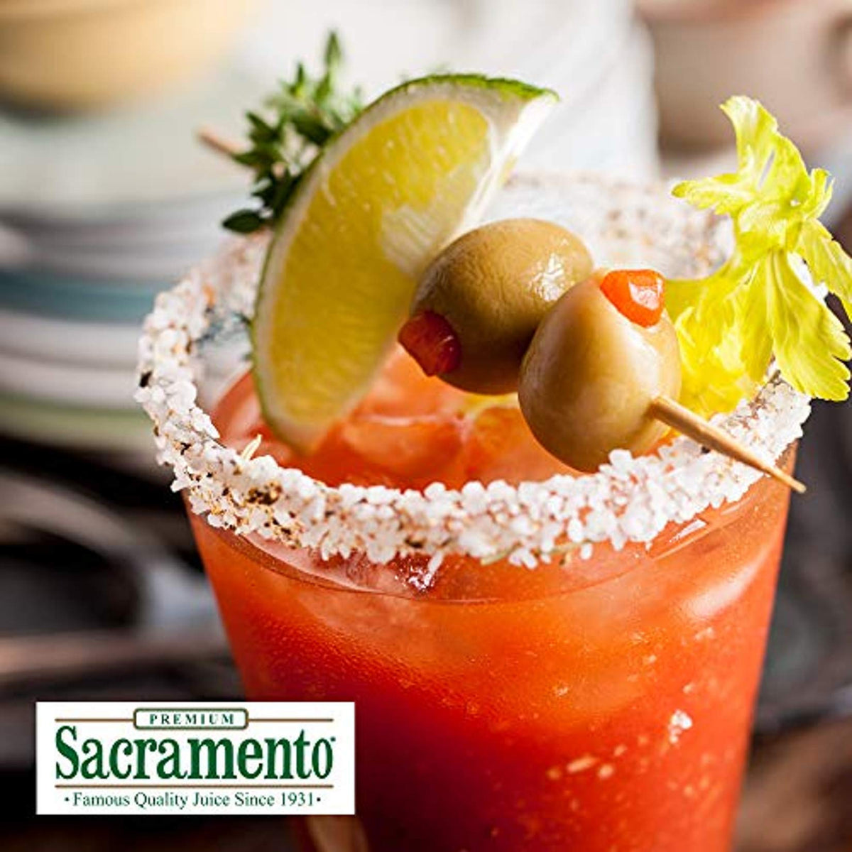 Sacramento Tomato Juice, Kosher and Gluten Free, No High Fructose Corn Syrup, 46 Ounce Bottle, 4-Pack