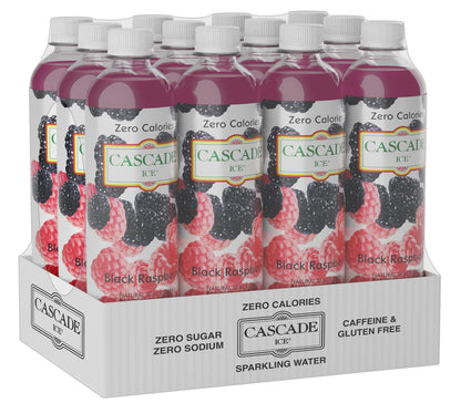 Cascade Ice Sparkling Water, Coconut, 17.2 Fl Oz (Pack of 12)