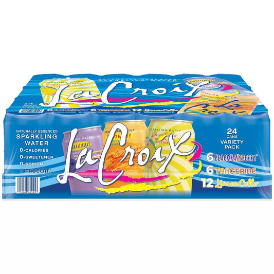 LaCroix Sparkling Water Variety Pack, 12 Fluid Ounce (Pack of 24)