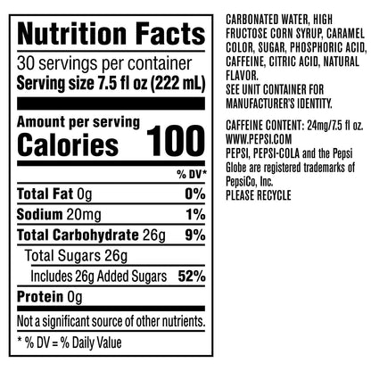 Pepsi Cola Mini 30 pack