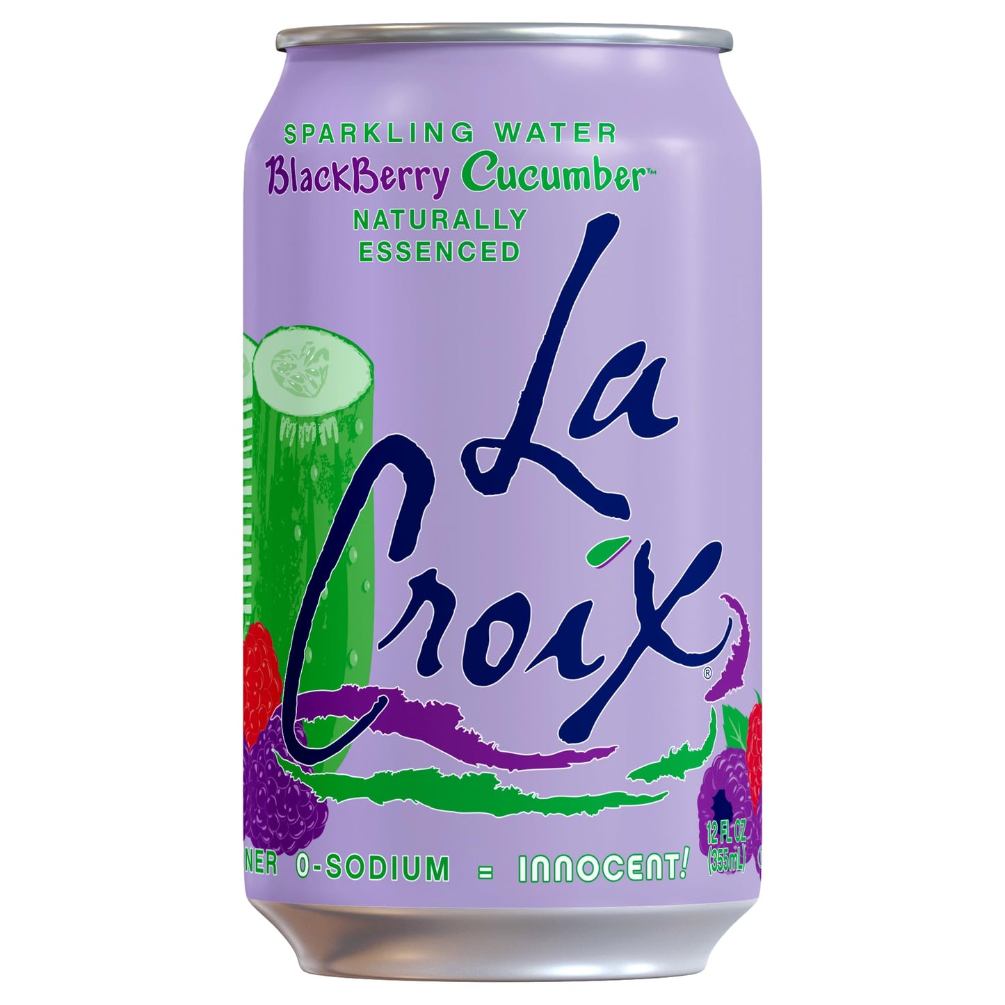La Croix Sparkling Water, Blackberry Cucumber, 12-Pack Zero Sugar, Zero Calories, Zero Sodium