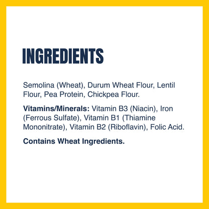 Barilla Protein+ (Plus) Rotini Pasta, Plant Based Protein, 14.5oz (12PK)