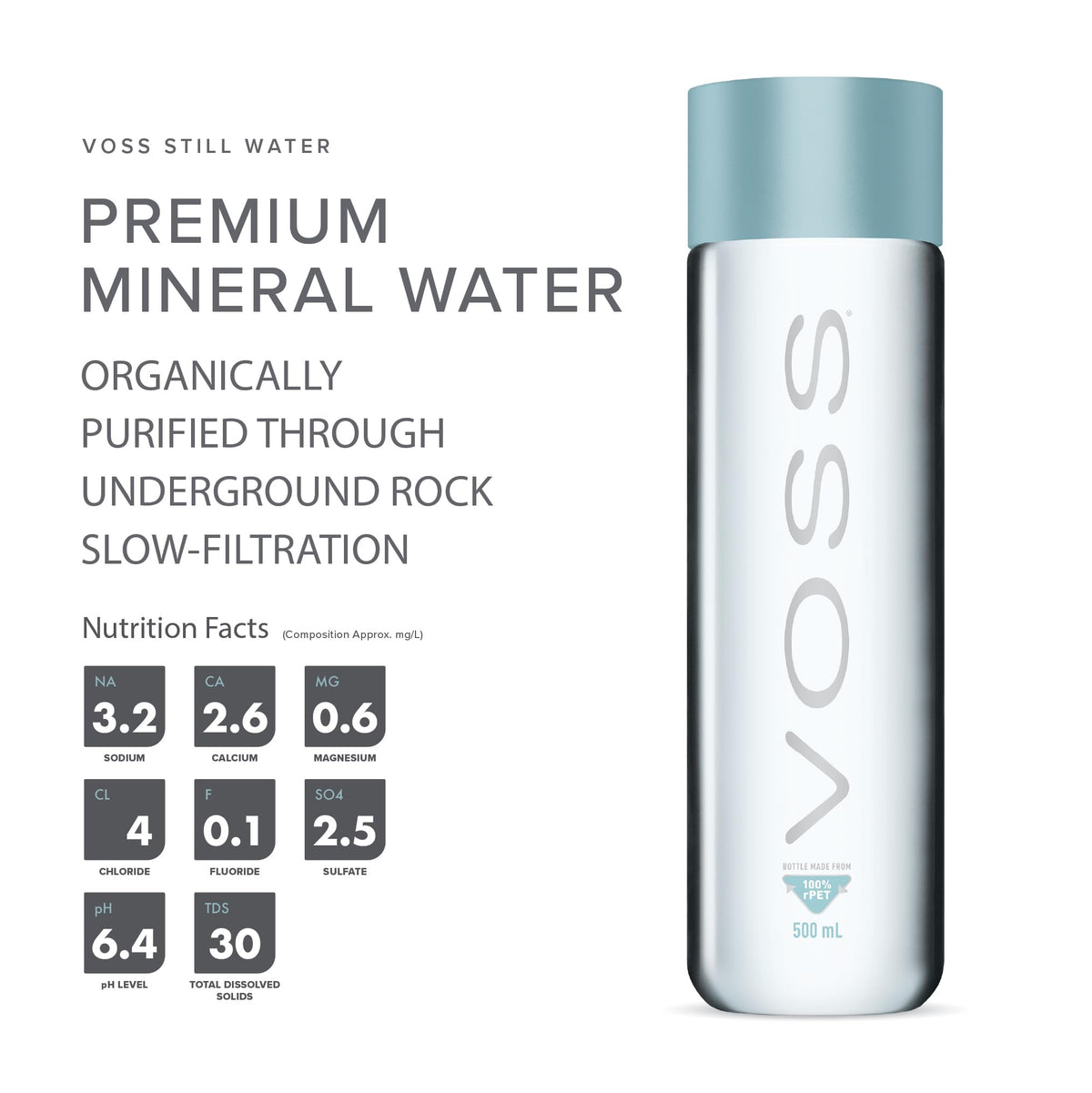 VOSS Artesian water (Still) Bottle,16.91 Fl Oz (Pack of 24)