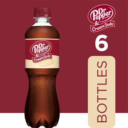 dr pepper cream soda 16.9 oz 12 bottles total 202 fl oz