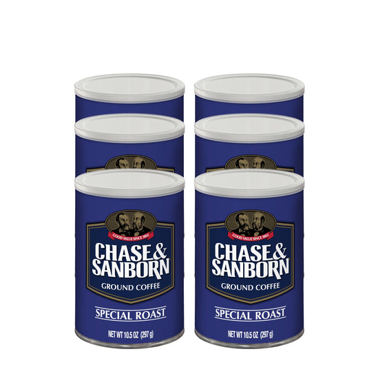 Chase & Sanborn Coffee, Special Roast Decaf Ground Coffee, Medium Roast, 23 Ounce