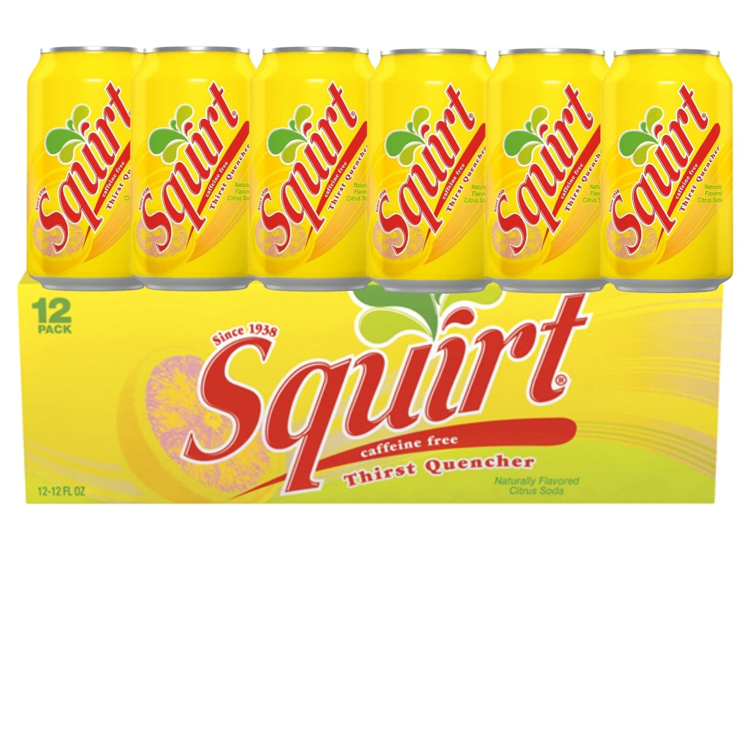 Squirt soda, 12 fl oz, 18 cans