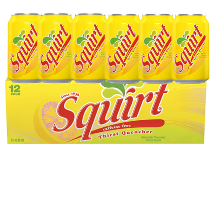 Squirt soda, 12 fl oz, 18 cans