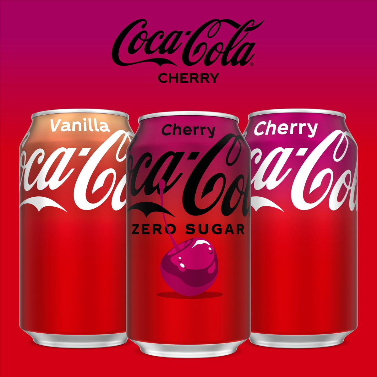 Coca-Cola Cherry Coke Zero, 12 Fl Oz (Pack of 12)