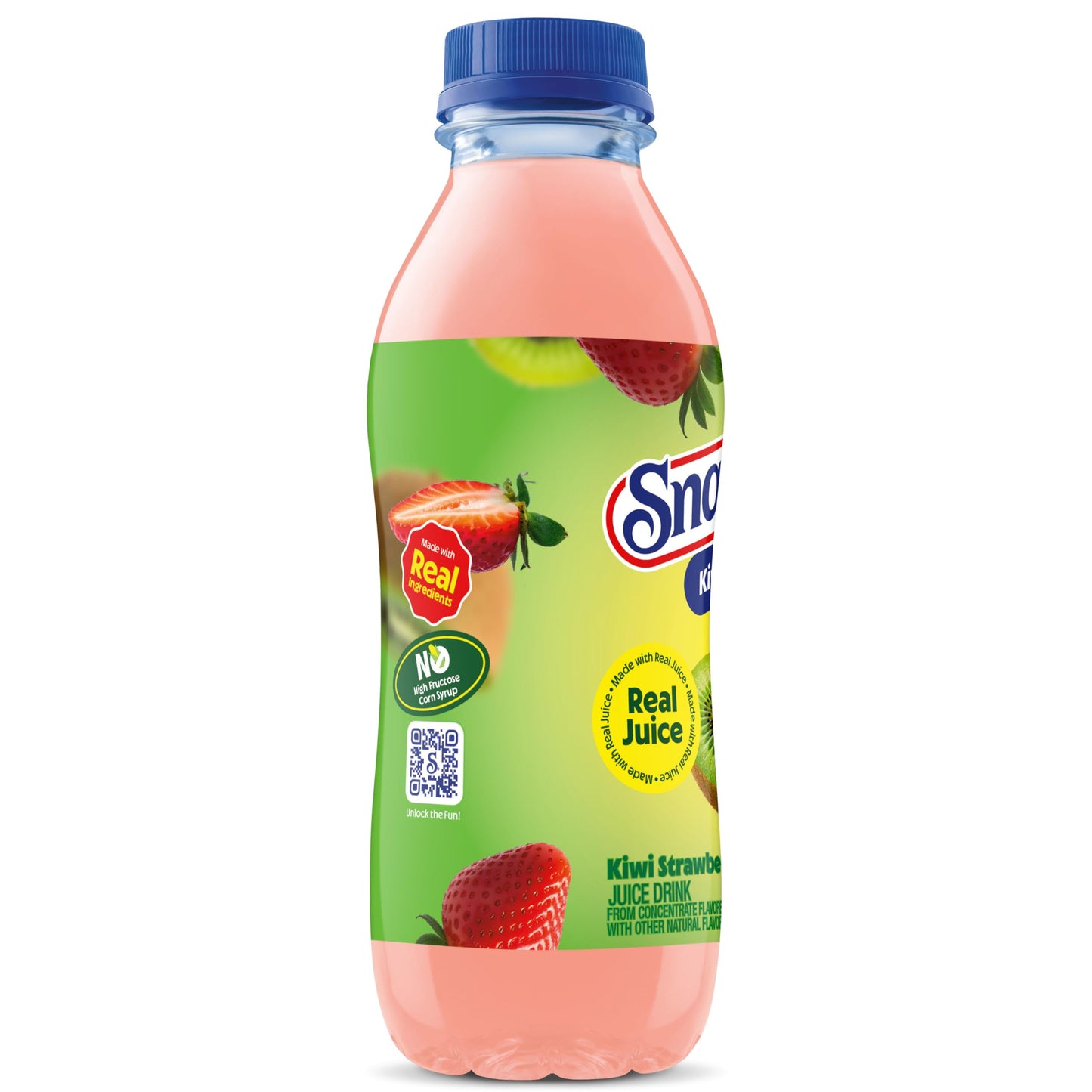 Snapple Kiwi Strawberry Juice Drink, 16 Fl Oz Recycled Plastic Bottle, Pack Of 12, All Natural, No Artificial Flavors Or Sweeteners, Contains 3% Real Juice