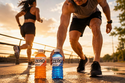 Powerade Zero Variety Pack (9 Bottles, 28 oz Each) – Zero Sugar Electrolyte Sports Drink Bundle with Grape, Fruit Punch, Mixed Berry, Strawberry Smash & Orange