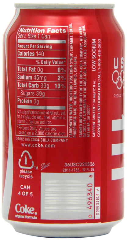 Coca-Cola, Classic Coke, 12-Count Fridge Pack, 12 Fl Oz Each