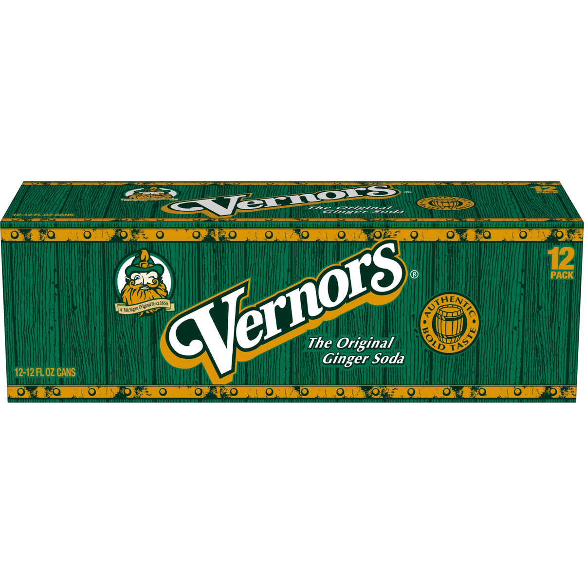 Vernor's Ginger Ale, 12-Ounce (Pack of 2)