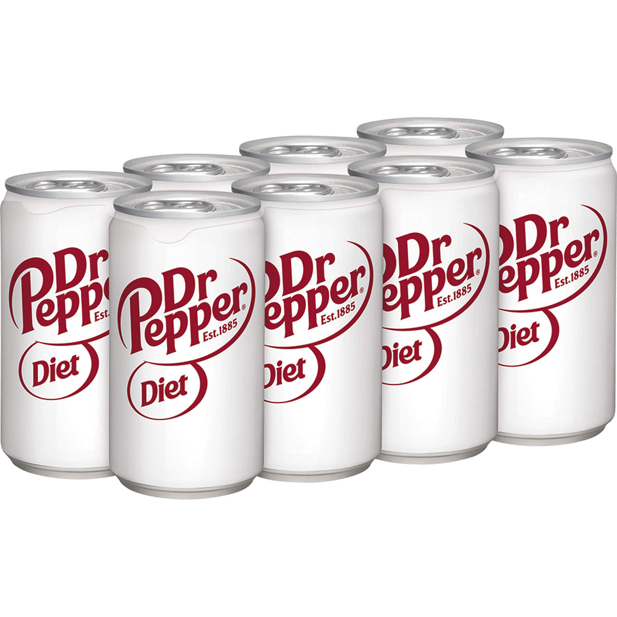 Diet Dr Pepper Soda, 7.5 fl oz cans, 8 pack