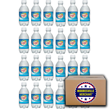 Club Soda Plastic Bottles, 10 Oz, 24 Pack, With Snackur Seal
