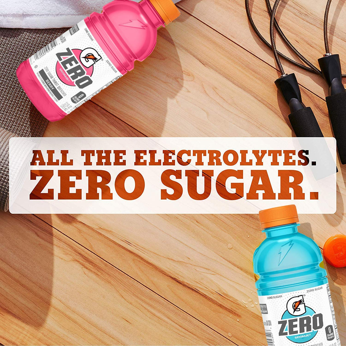 Gatorade Zero Sugar Thirst Quencher, Berry, 12 Ounce(Pack of 24)