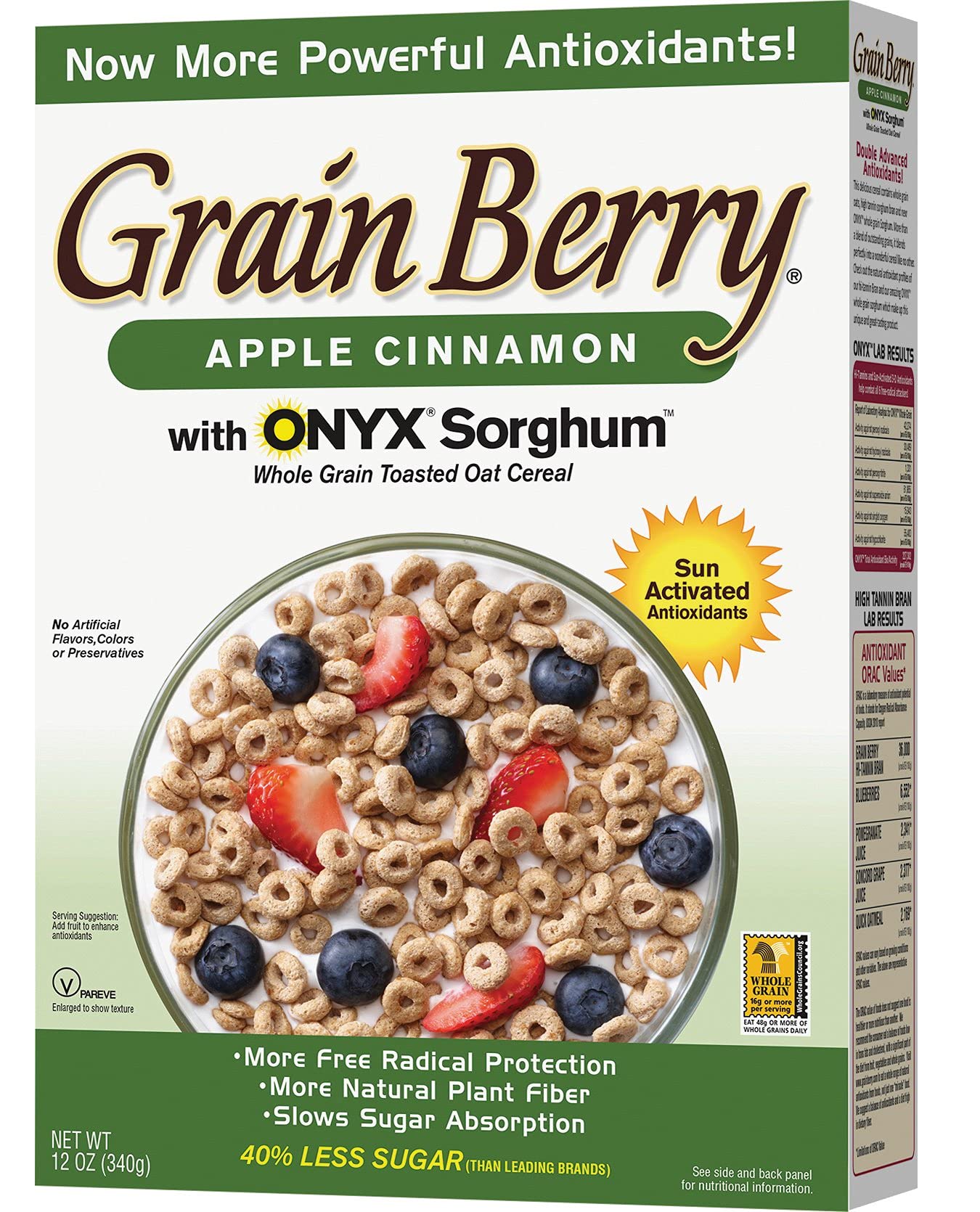 Grain Berry Apple Cinnamon Cereal, 12 Ounce - 3 PACK