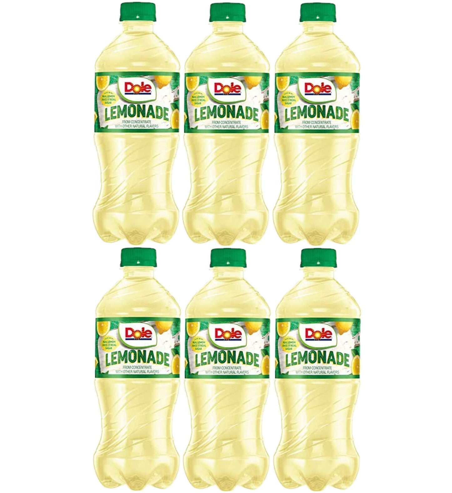 Dole Lemonade, 20oz Bottles, Pack of 6