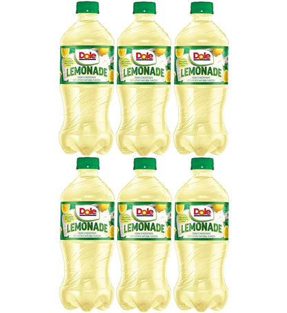 Dole Lemonade, 20oz Bottles, Pack of 6
