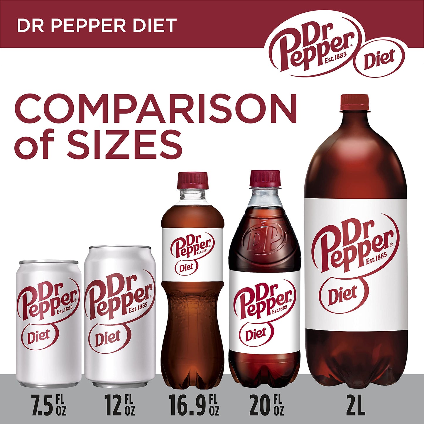 Diet Dr Pepper Soda, 7.5 fl oz cans, 8 pack