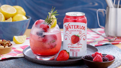 Waterloo Sparkling Fruit Flavored Water, Multi-Flavor Variety Pack | Zero Calorie | Zero Sugar | Zero Sodium | Zero Calories | Naturally flavored, 12 Fl Oz with Fitluv packaging (8 Flavor Variety, Pack of 24)