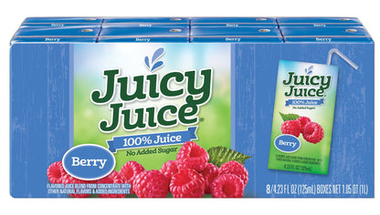 Juicy Juice Grape, 4.23 Ounce Boxes, 8 Count (Pack of 5)