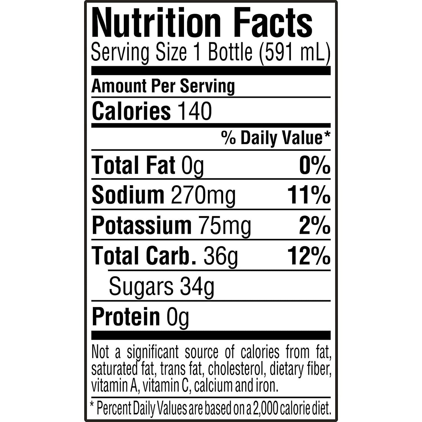 Gatorade Original Thirst Quencher,Orange, 20 ounce, 12 count