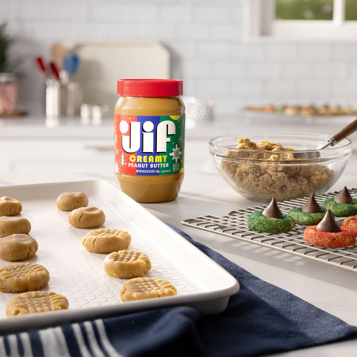 Jif Creamy Peanut Butter, 40 Ounce (Pack of 4)