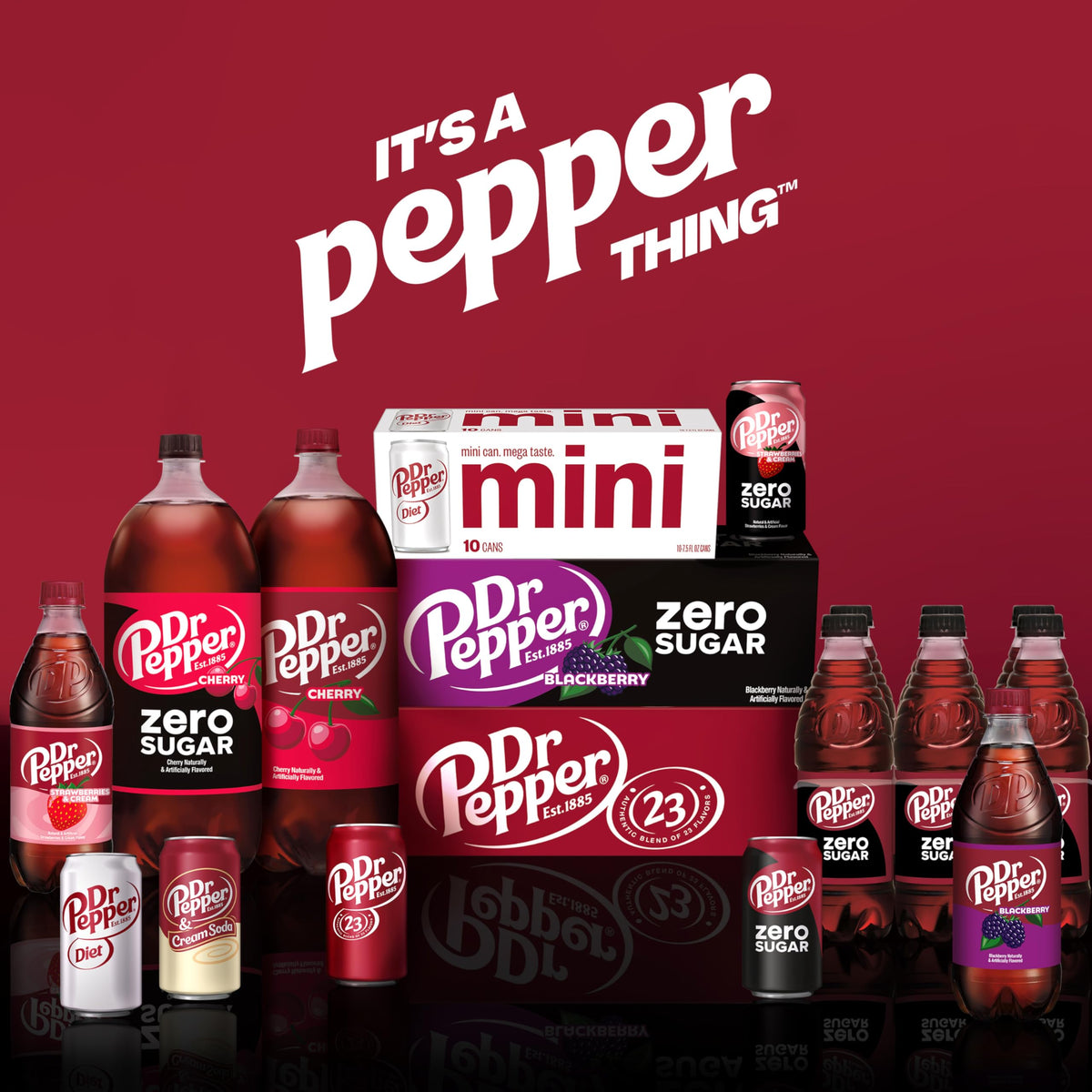 DR PEPPER - MINI CANS, 7.5 OZ, 10 PK