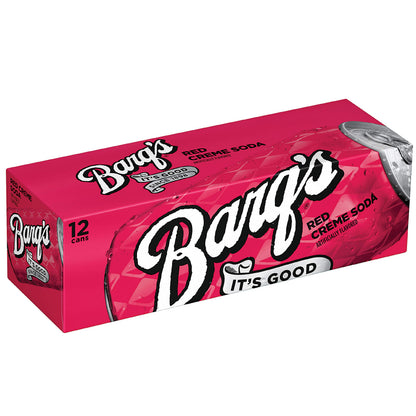 Barq's Red Creme Soda Fridge Pack Cans, 12 Fl Oz (Pack Of 12)