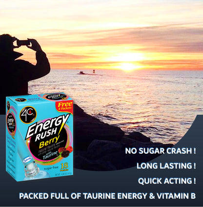4C Energy Rush Berry (4.96 Ounce, Pack of 1)