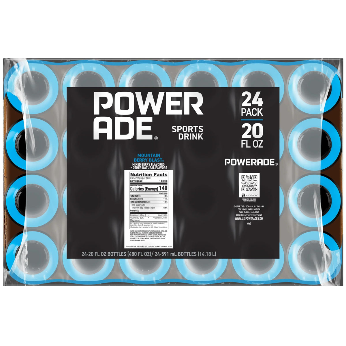 POWERADE Mountain Berry Blast Sports Drink, 20 Fl Oz