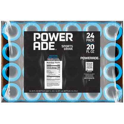 POWERADE Mountain Berry Blast Sports Drink, 20 Fl Oz