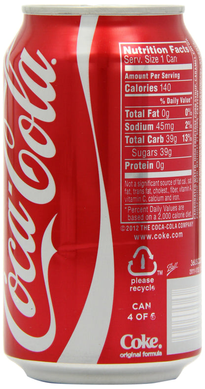 Coca-Cola, Classic Coke, 12-Count Fridge Pack, 12 Fl Oz Each