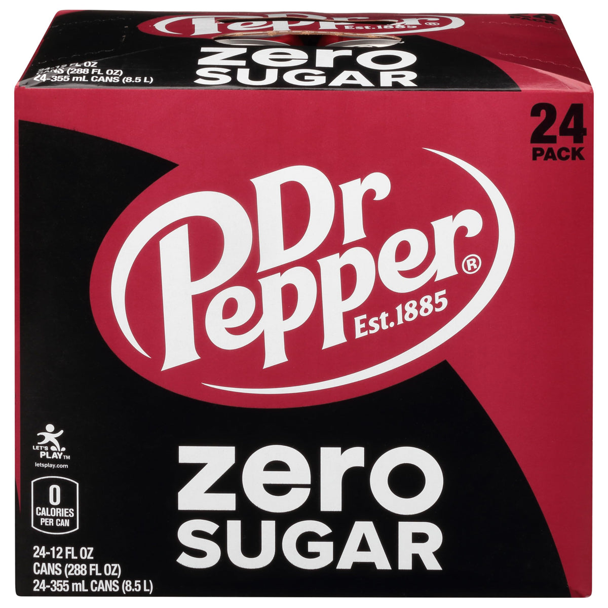 Soda Zero Sugar, 24 Pack