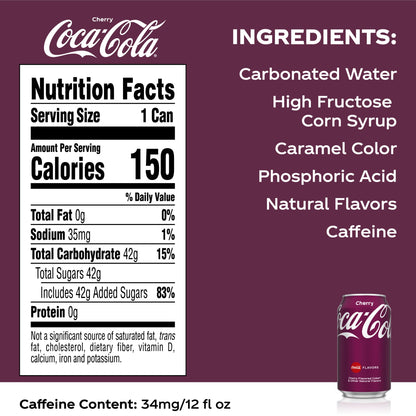 Coca-Cola Soft Drink Variety Pack, 12 fl oz, 36 Pack